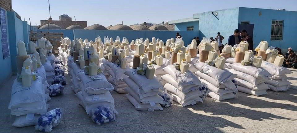 نميروز کې بېځايه شوو کورنيوسره دخوراکي موادومرسته وشوه