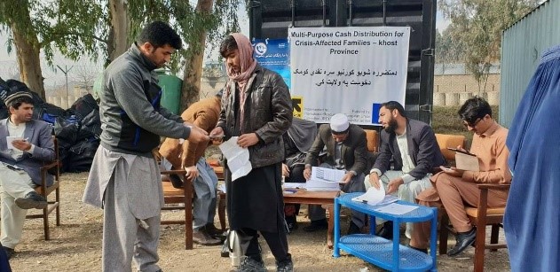 برای 88 فامیل در خوست مساعدت شد