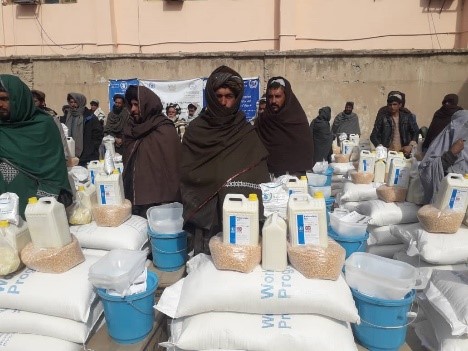 برای ۱۰۵ خانواده در قندهارمساعدت صورت گرفت