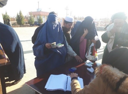 برای 1000 فامیل درکندز مساعدت نقدی صورت گرفت