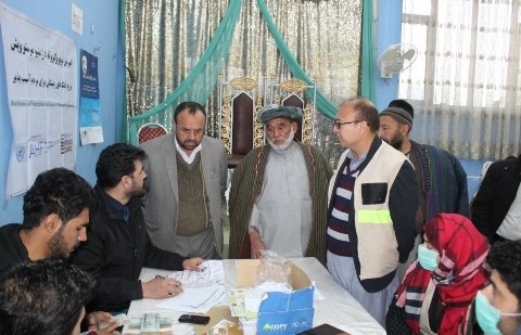 برای 145 خانواده بیجاشده دربلخ مساعدت نقدی توزیع گردید