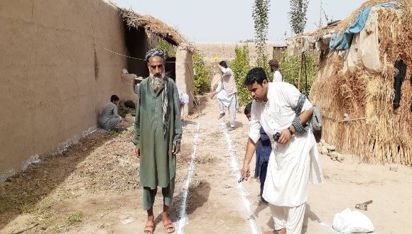 کار خط اندازی جهت اعمار سرپناه در کندز آغاز گردید